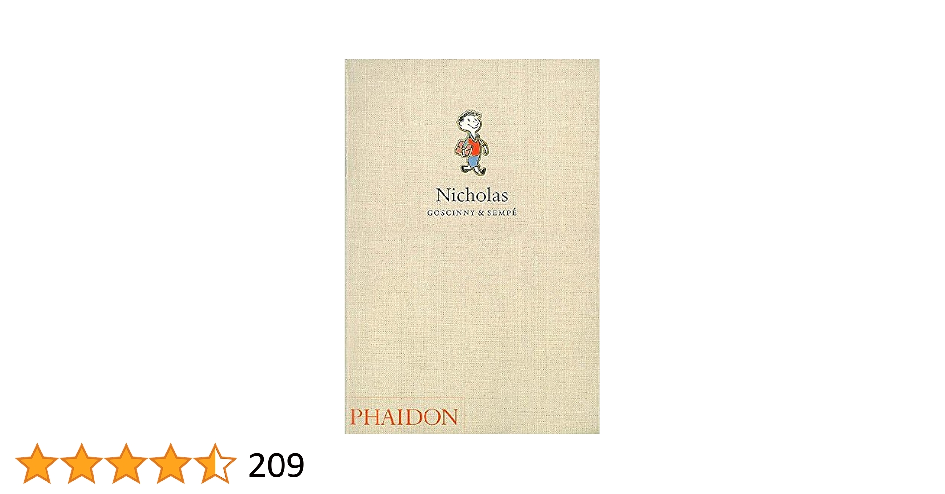 Nicholas: René Goscinny, Jean-Jacques Sempé: 9780714845296